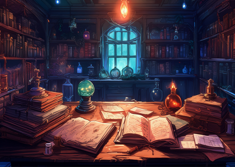 悪魔くんアニメイメージ画像研究所の風景