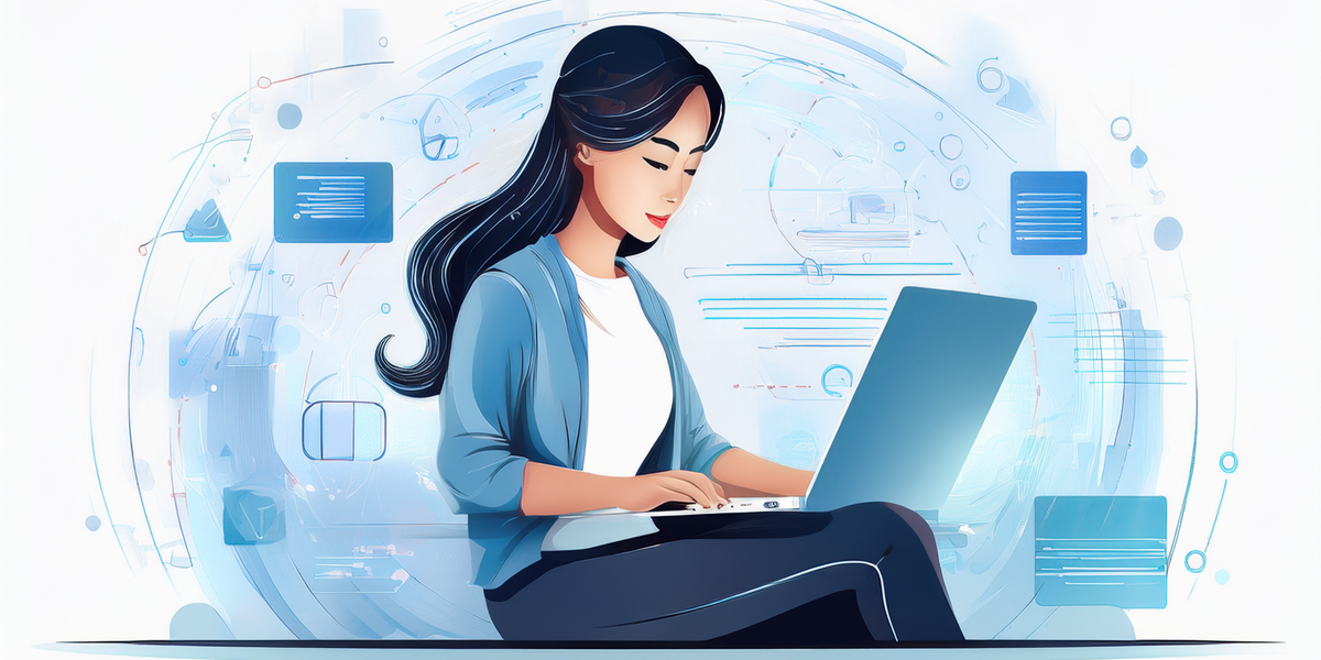 AIにアニメを質問する人イメージ